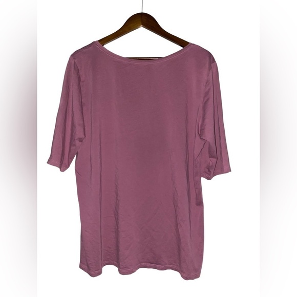 Pendleton 100% Pima Cotton Round Neck Women Short Sleeve Tee Shirt XLT - Picture 2 of 7